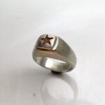 انگشتر حرز کهنه امام جواد کامل و 14 معصوم کامل روی پوست آهو کار استاد پرچمی (پدر)